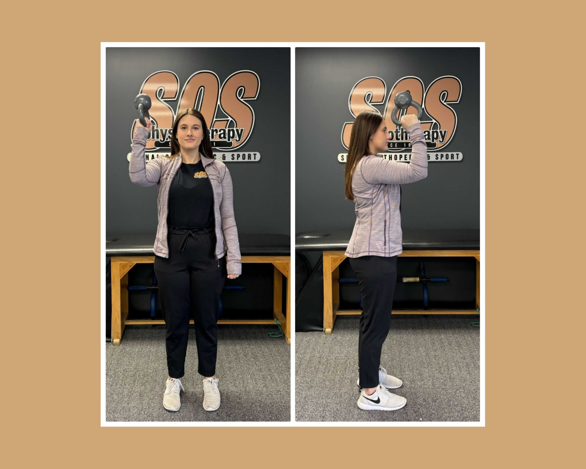 Kettlebell Wrist Stabilizaion Exercise demonstrated by Physiotherapist Alicia Cole