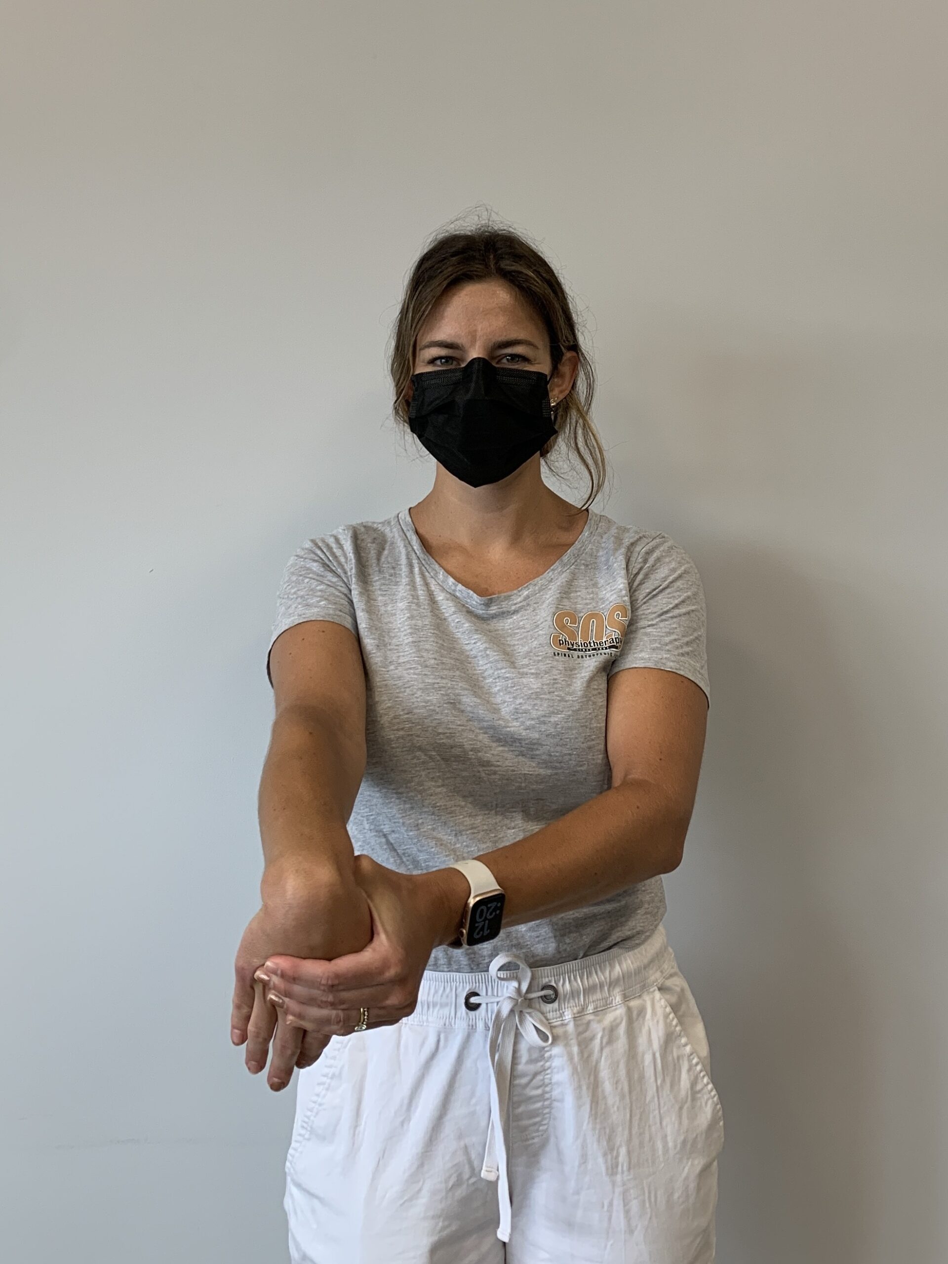 Forearm Stretch demonstrated by Physiotherapist Jessica Clancy