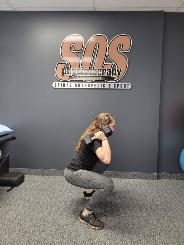 Lower Body Exercise- Dumbell Front Squats