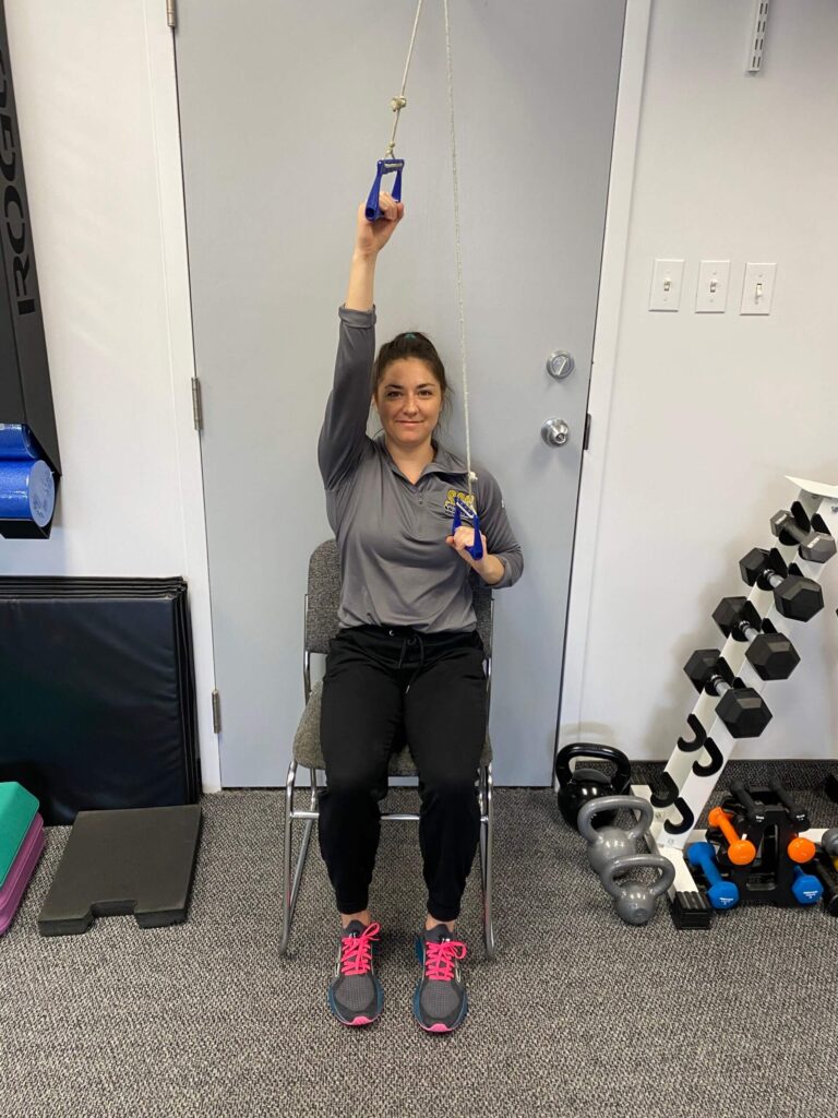 Shoulder Pulley Exercise by Ali Dings