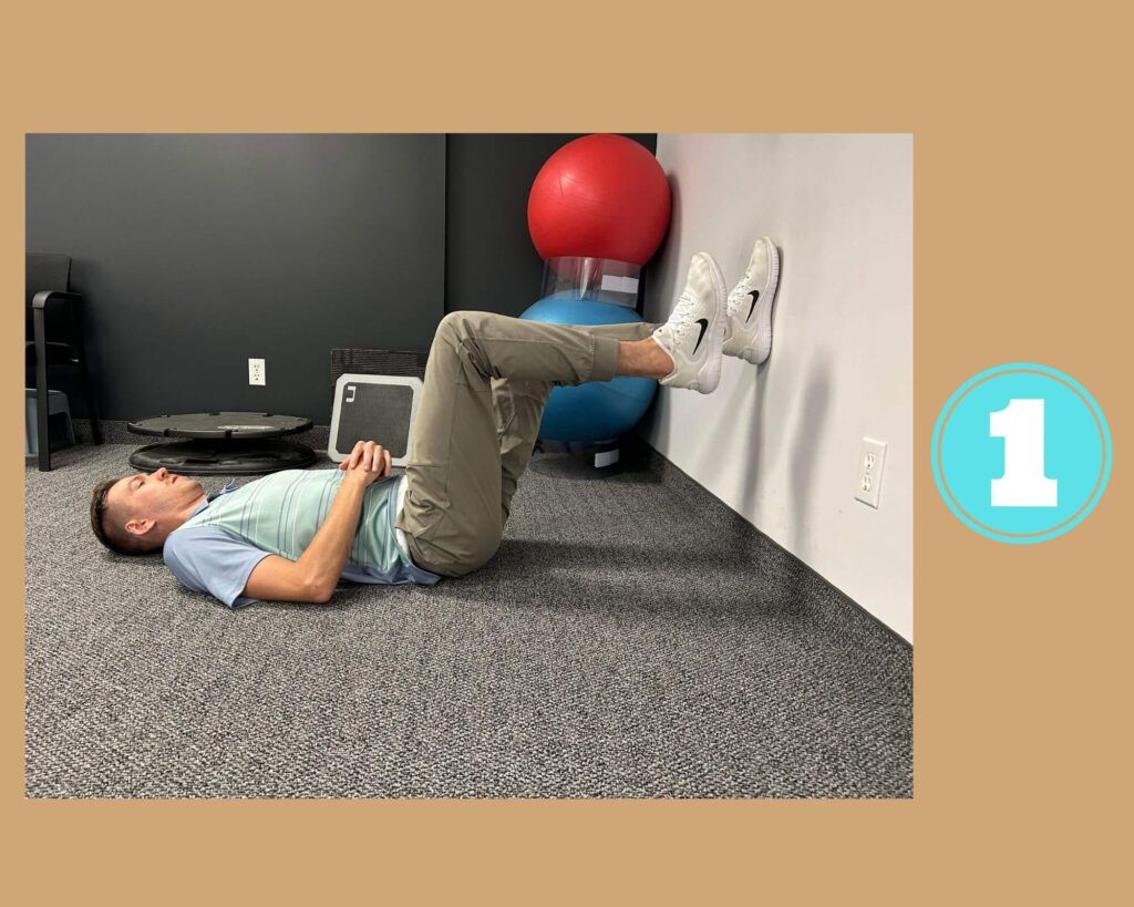 Isometric Hip and Low Back Exercise Step 1