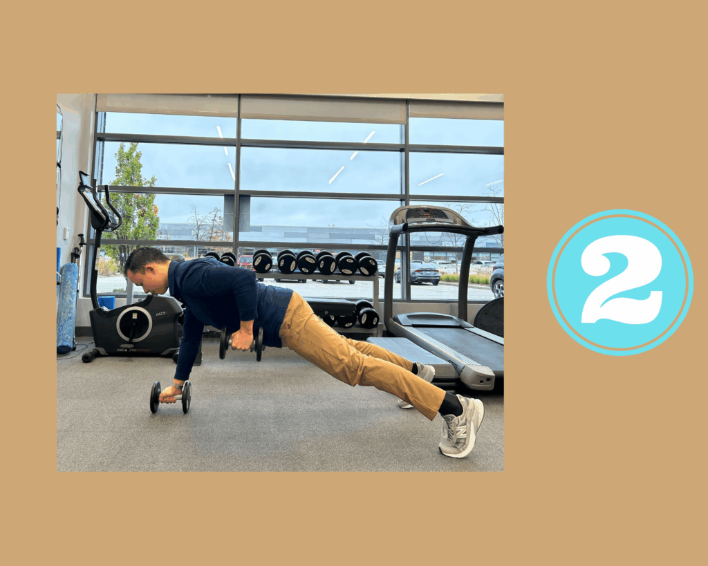 Core Exercise: Renegade Row Step 2