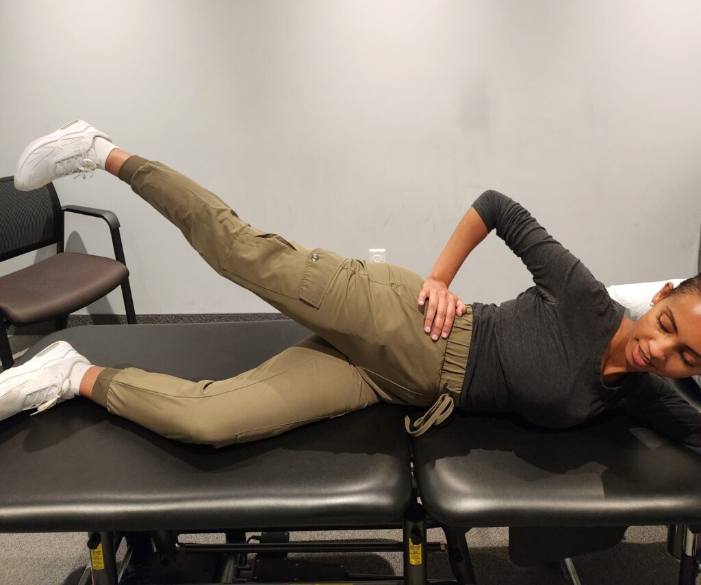 Gluteus Medius Exercise by Physiotherapist Anna Belay