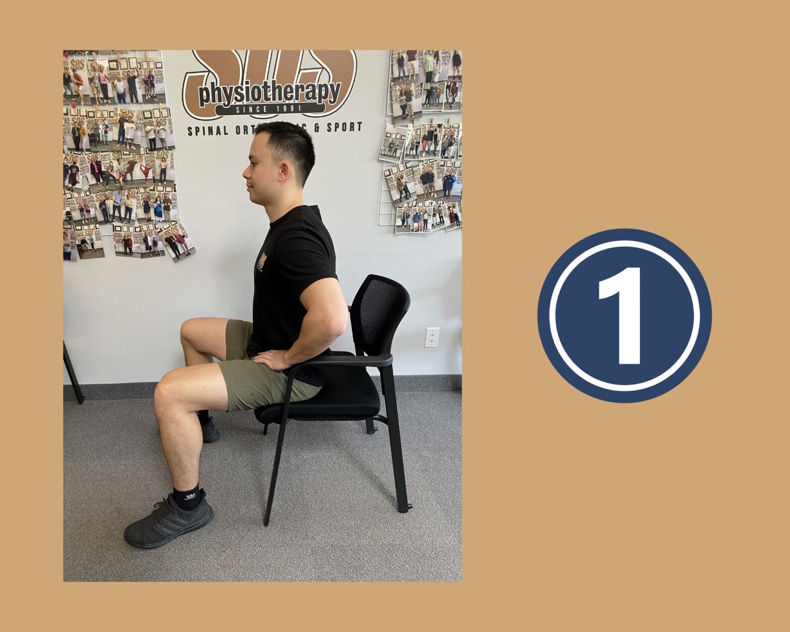 Seated Hip Hinge Exercise - SOS Physiotherapy