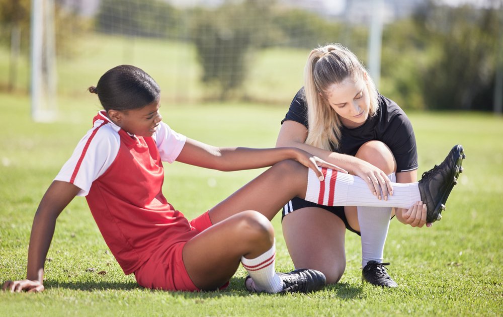Youth sports injury photo
