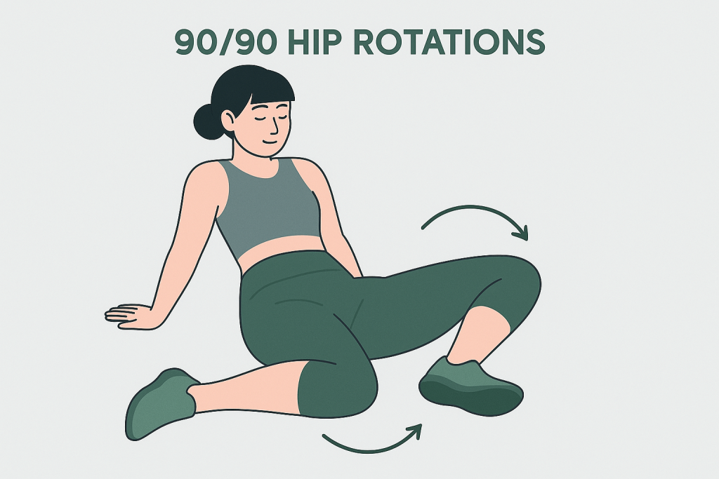 90-90 hip mobility