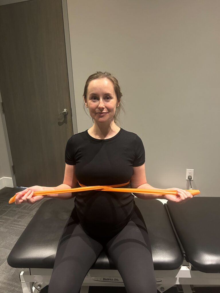 Lateral Coastal Breathing Exercise by Pelvic Physiotherapist Lindsey Mortimer