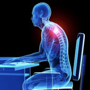 posture back pain at desk