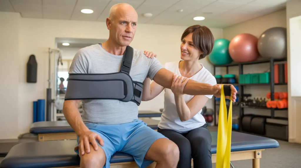 Shoulder dysfunction rehabilitation